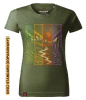 Koszulka damska standard VOYOVNIK "Moonlit Passage" - khaki