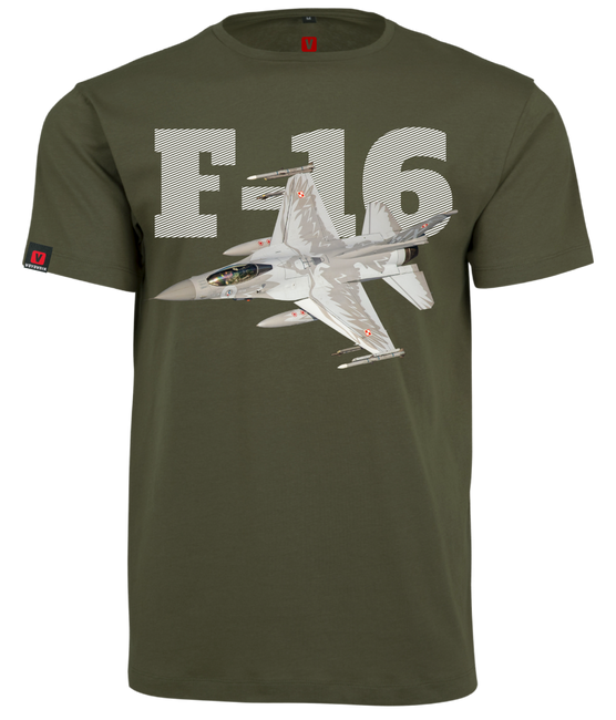 Koszulka męska VOYOVNIK F-16 Siły Powietrzne RP - olive