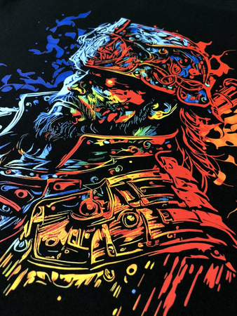 Koszulka męska VOYOVNIK "Technicolor Pirate" - czarna