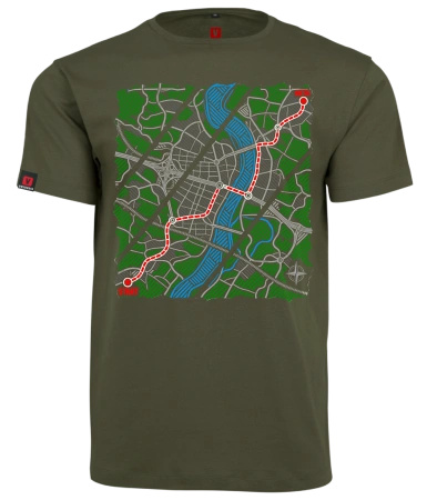 Koszulka męska VOYOVNIK "Urban Wayfinder" - olive
