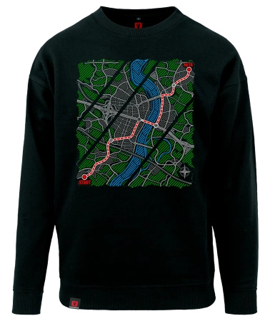 Bluza męska VOYOVNIK "Urban Wayfinder" - czarna