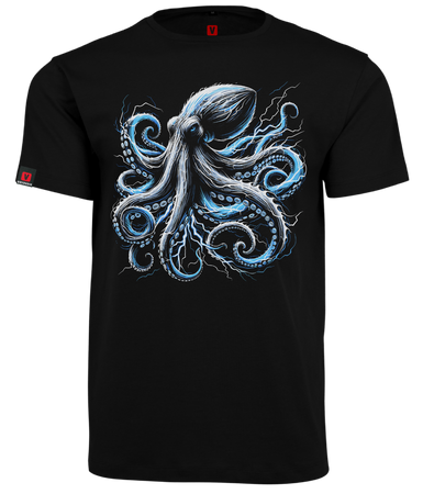 Koszulka męska VOYOVNIK "Ocean Predator" - czarna [OUTLET]