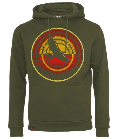 Bluza męska z kapturem VOYOVNIK "Mountain Eagle (V2)" - olive